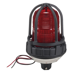 Luz de advertencia LED para ubicaciones peligrosas, montaje tipo tubo, 24 VCD, color Rojo