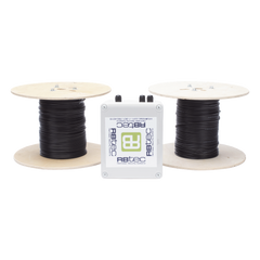 MICALERT Cable Sensor para Paredes, barandales, rejas rigidas / 2 zonas de 152 metros / 304 Metros de protección total/Tarjeta LPU400/Calibración via software