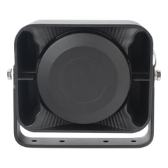 Bocina Compacta de Uso Rudo, 100 Watts de Potencia, Ideal para Vehículos de Encubierto, 8 Ohms de Impedancia