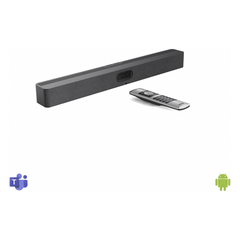 Barra de Videoconferencia Yealink A50 para Salas Medianas y Grandes, Compatible con Microsoft Teams Rooms, Zoom Rooms y RingCentral Rooms, Incluye Control Remoto VCR11