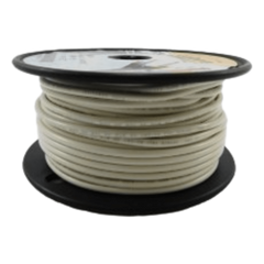 Cable Eléctrico calibre 14 en color blanco / UL 1015-1230 / 600 Volts / 105°C Seco 75°C Húmedo / Cobre Estañado Clase K / Aislante PVC Retardante de Llama VW-1 / Resistente a Humedad Abrasión Ácido Combustible Di