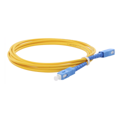 Jumper de Fibra Óptica Monomodo SC/UPC-SC/UPC Simplex de 2 Metros (6.56 Pies), 3mm