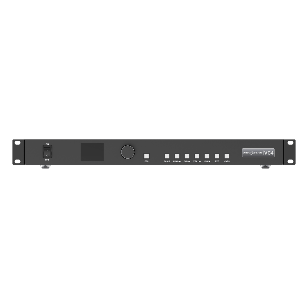 Controlador de Video LED VC4 / 4 Puertos Gigabit Ethernet / Entradas HDMI 1.3, DVI, VGA, CVBS / Salida Máxima 2.6 MP / Compatibilidad con RS232