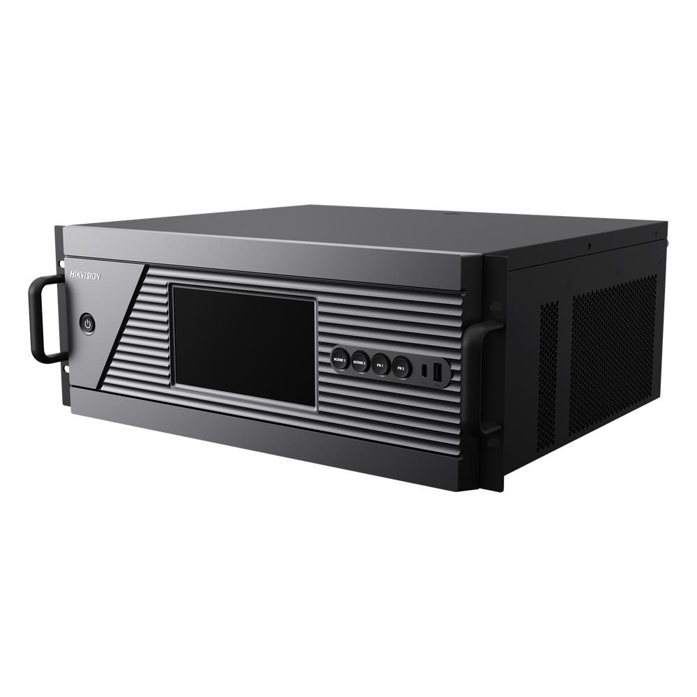 Chassis Controlador de Video Wall / 12 Slots / 4U Rack / 4K Ultra HD / Hot-Swappable / Touch LCD 7" / Genlock Sync / 8 Videowalls / 128 Escenas