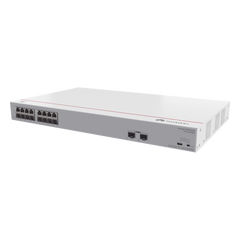 Switch Gigabit No Administrable PoE / 16 puertos 10/100/1000 Mbps (PoE) / 2 Puertos SFP Uplink / 124W
