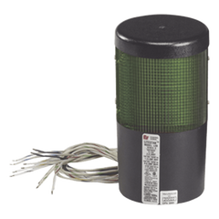 Módulo de Luz de Estado Incandescente, Voltaje de 24 Vdc, Color Verde con patrones de destello Flash o Estacionario / Tipo 1 / Uso Interior