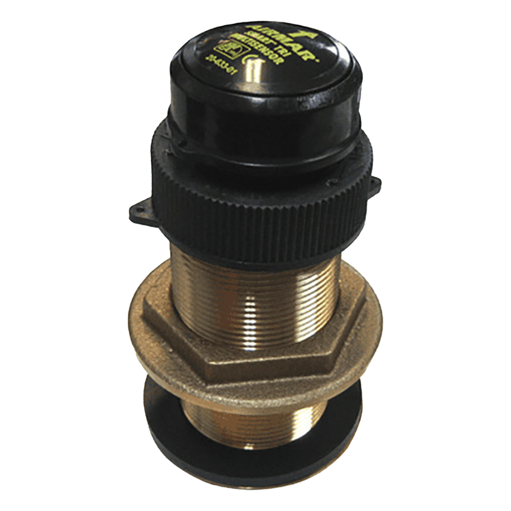 Transductor de bronce Thru Hull, mide temperatura, velocidad, y profundidad.