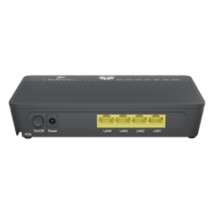 HUAWEI MiniFTTO - ONU / 4 puertos 10/100/1000Mbps + 1  PON (SC/UPC)/ Downstream 2.488 Gbps / Upstream 1.244 Gbps / modo puente / Administración Nube