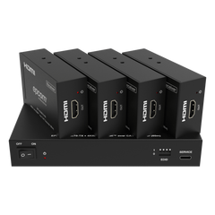 Splitter Extensor 1x4 | 4K@60Hz a 60m | 4K@30Hz a 70m | Cable Cat6 | EDID | HDCP 2.2 | Salida Loop