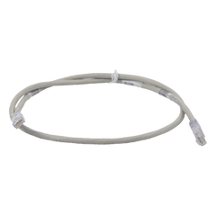 Cable de Parcheo TX6, UTP Cat6, 24 AWG, CM, Color Gris, 0.30 Metros (1 Pie)