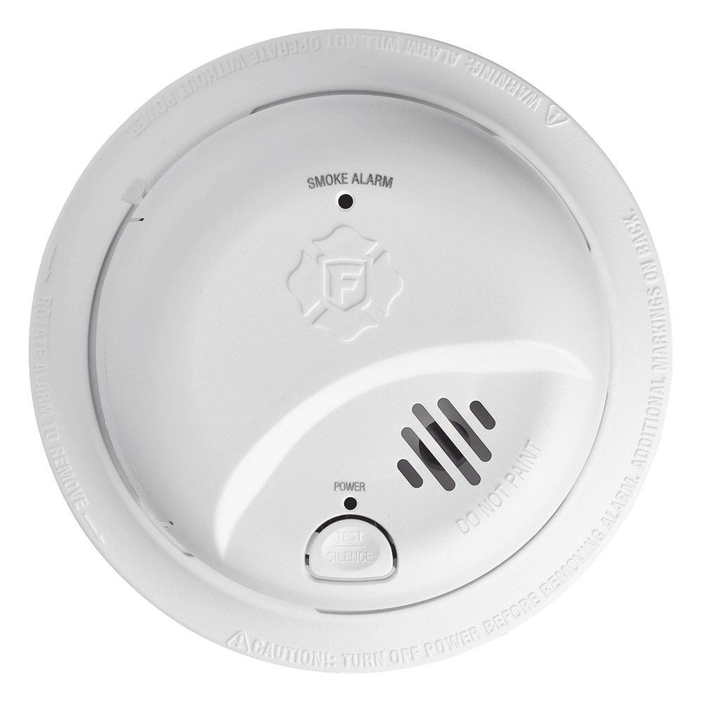 Detector de Humo Autónomo, No Requiere Panel, Con Botón para Silenciar, Sensor por Ionización