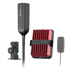 Kit Amplificador Celular Drive Reach Overland para Vehículos Todo Terreno / Llamadas y Datos 2G, 3G y 4G  / Amplificación 32X / Tribanda (B5, B2/25 y B4) / Ganancia Máxima 50 dB / Antena Omnidireccional plegable.