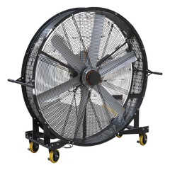 Ventilador Industrial Móvil Ultra Silencioso de 1.5 m y 127 Vca, Ideal para Almacenes, Hangares, Líneas de Producción, Gimnasios