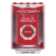 Botón Multipropósito, Salida De Emergencia, Girar Para Reset, Bocina Integrada, Español, Cubierta De Policarbonato, 2 Relevadores NO/NC, Interior/Exterior