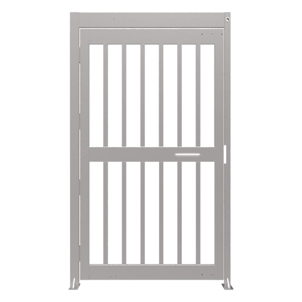 Puerta de Alta Seguridad de Cuerpo Completo Acabado en Acero Inoxidable