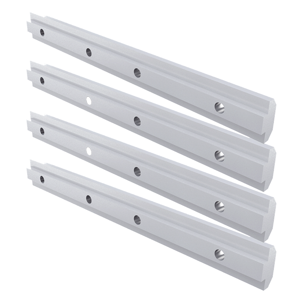 Barras de extensión de riel de aluminio