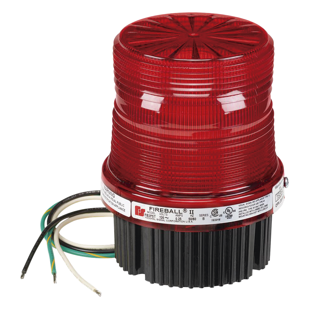 Estrobo fireball Para Ubicaciones Peligrosas, UL y cUL, 120 Vca, rojo