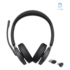 Auriculares estéreo Yealink BH74 edición MS / Bluetooth 5.3 con adaptador USB C&A / Cancelación activa de ruido / 65 horas de reproducción de música