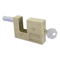 Candado para Cortina Metálica # 9 / Llave PH-52 para 5 pernos de combinación / Cuerpo de Latón.