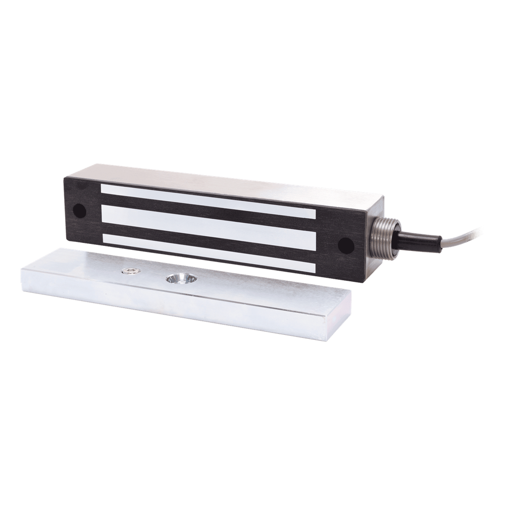 Chapa Magnetica 600 Lbs Para Uso en Exterior / IP65 / Con Cordón Armado