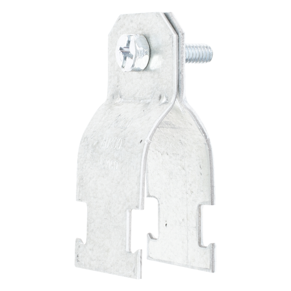 Abrazadera Unicanal Conduit Pared Gruesa y PVC de 4" (102 mm).