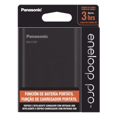 Cargador para baterías y power bank  2 en 1, carga individual y/o simultánea hasta 4 baterías, (AA y AAA, Ni-MH )