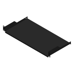 Charola para Rack de 19" de 2 postes, 23 cm de Profundidad, 1 Unidad de rack