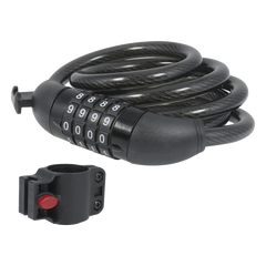 Candado de Cable de Combinación/ Longitud 120 cm / Nivel de seguridad 3/ Discos Programables.