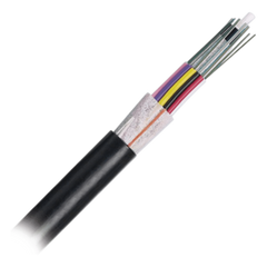 Cable de Fibra Óptica 6 Hilos, OSP (Planta Externa), No Armada (Dieléctrica), MDPE (Polietileno de Media Densidad), Multimodo OM4 50/125 Optimizada, Precio Por Metro