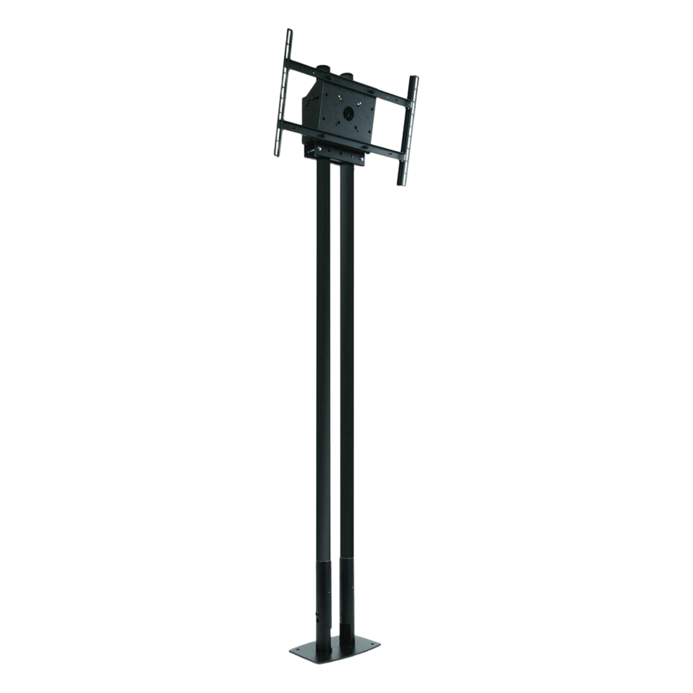Soporte de Piso Dual Pole para Pantallas 46" a 90" / Carga Máxima 211 lb (96 kg) por Pantalla / VESA hasta 600 x 400 mm / Postes Extensibles 78" (2 m) / Gestión Integrada de Cables / Inclinación +20° a -5°