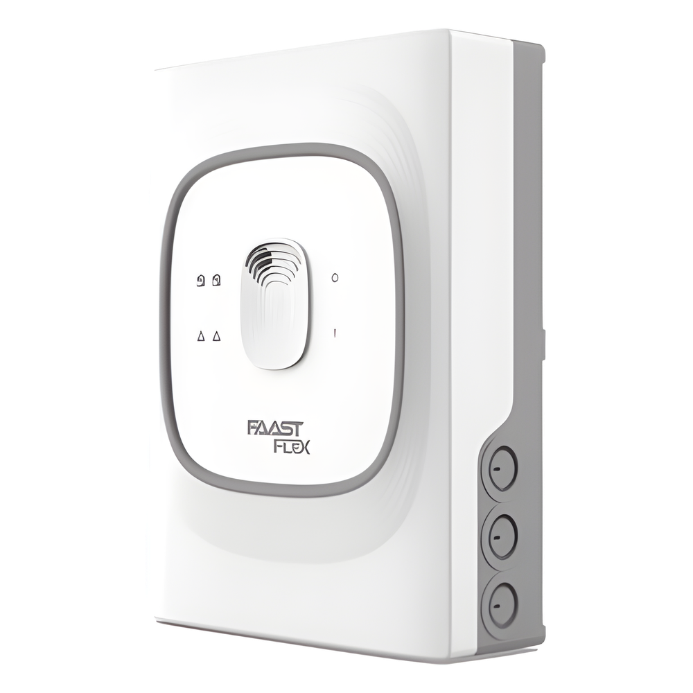 Detector de Humo por Aspiración FAAST FLEX / 1 Tubería / 1 Zona / hasta 1,600 m² de Cobertura / hasta 105 Metros de Tubería