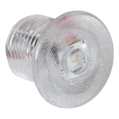 Luz led marina de cortesía serie Newt, emite luz de color rojo de 45 lúmenes, para uso exterior e interior, fabricado bajo norma de protección IP67.