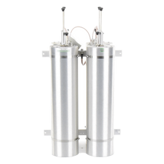 Duplexer Pasa Banda-Rechazo de Banda, 144-174 MHz, 4 Cavidades de 6.625" Diámetro, 500 KHz, 400 Watt, BNC Hembras.