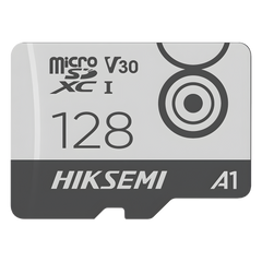 MicroSD HIKSEMI CITY GO / 128 GB / 100 MB/s Lectura / 90 MB/s Escritura / Clase 10 U3 V30 / TLC NAND / Especializada Para Videovigilancia Móvil 24/7