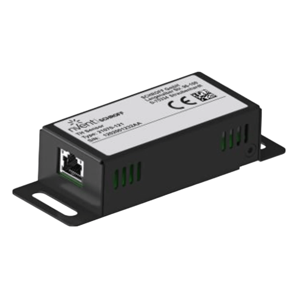 Sensor de Temperatura y Humedad con 2 Contactos Secos / Hasta 16 en Cadena (daisy chain) / RJ45 / Compatible con Guardian Gateway / Montaje en Rack