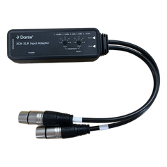 Extensor de Audio Dante® | 2CH XLR Input Adapter | Entrada XLR Balanceada/No Balanceada 2 Canales | Salida Digital Dante® 2CH | Latencia Configurable 1, 2 o 5 ms | Ancho de Banda 100M | Compatible con HDMI 1.4 | Protección ESD IEC 61000-4-2