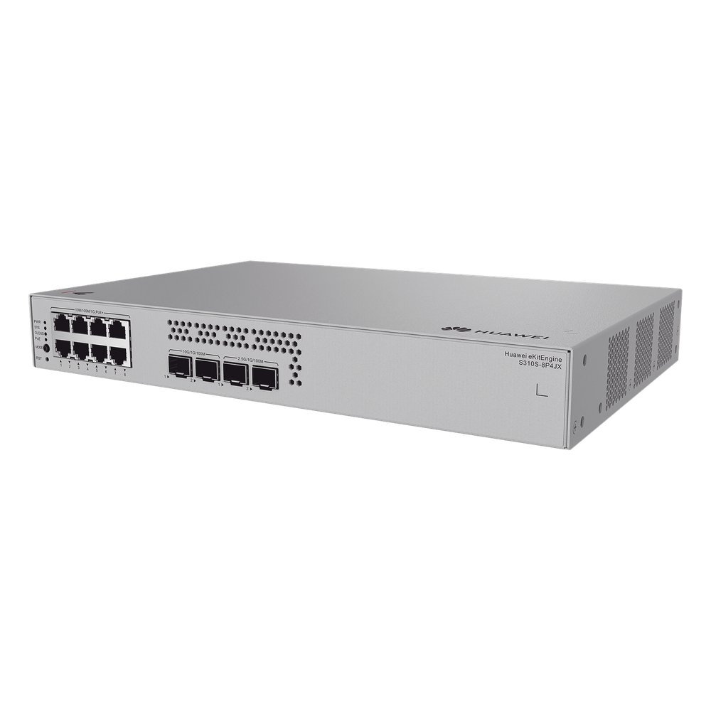 Switch de Acceso Gigabit Administrable PoE Capa 2+ / 8 puertos 10/100/1000 Mbps (PoE) / 2 Puertos 2.5GE SFP + 2 Puertos 10GE SFP+ Uplink  / ERPS / Rutas Estáticas / PoE Perpetuo / 128 W / Administración Nube Gratis