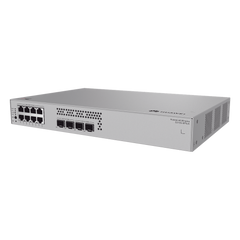 Switch de Acceso Gigabit Administrable PoE Capa 2+ / 8 puertos 10/100/1000 Mbps (PoE) / 2 Puertos 2.5GE SFP + 2 Puertos 10GE SFP+ Uplink  / ERPS / Rutas Estáticas / PoE Perpetuo / 128 W / Administración Nube Gratis