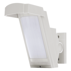 Detector de Movimiento con Anti-enmascaramiento / 100% Exterior /  Cableado / Hasta 12 metros a 85° de cobertura/ Instalación a 3 metros / Compatible con cualquier panel de alarma
