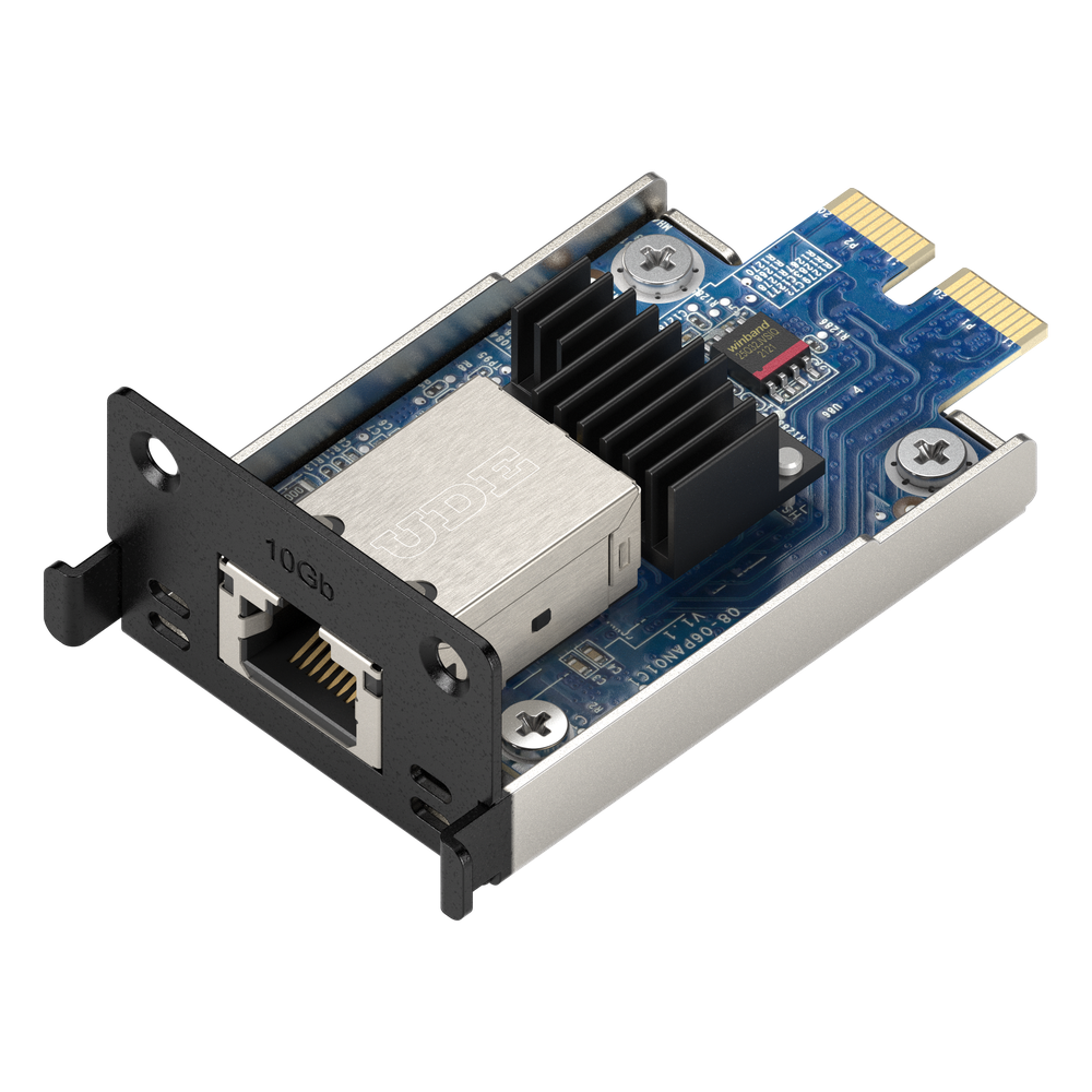 Adaptador de Ethernet E10G18-T1 | 10 Gbps / Compatible con PCIe 3.0 y 2.0 | Autonegociación de 4 u 8 Canales | Perfil Bajo y Altura Completa | Compatibilidad con Synology DSM 6.1.7 o Posterior.