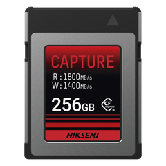 Memoria CFexpress Tipo B / 256 GB / 1800 MB/s Lectura / 1400 MB/s Escritura / Video 8K / PCIe Gen 3×2