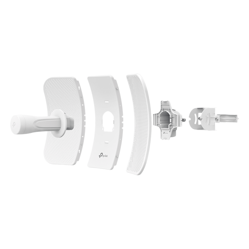 CPE de Exterior de 5 GHz a 300Mbps, Antena direccional de 23dBi, potencia de 27 dBm, PoE pasivo