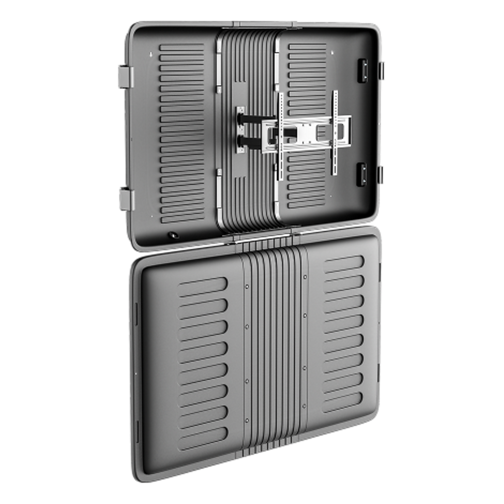 ENCLOSURE PARA PANTALLA HASTA 75" |  RESISTENTE  A INTEMPERIE MONTURA PARED | CAPACIDAD  DE CARGA MAX. 50 KG