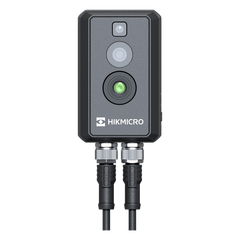 (HIKMICRO) Cubo IP Bi-Espectral / Térmica (256 X 192 / 2.1 mm) + Óptica (4 MP / 1.4 mm) / Rango: -20°C a 550°C / ±2°C Margen / PoE / IP67 / Ideal para Sites o Lugares Pequeños