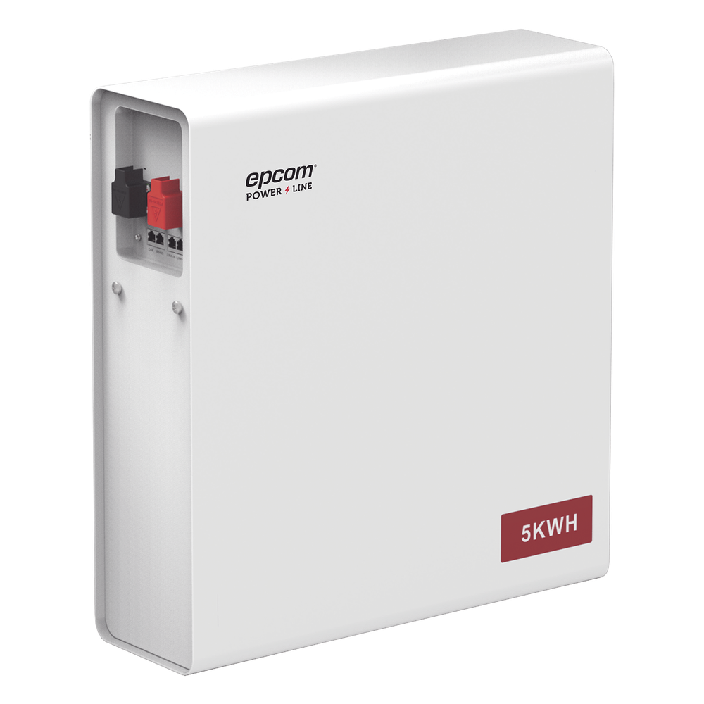 Batería de Litio LiFePO4 / 51.2 Vcc / 100 Ah / 5 kWh / Exterior / Instalación en Pared