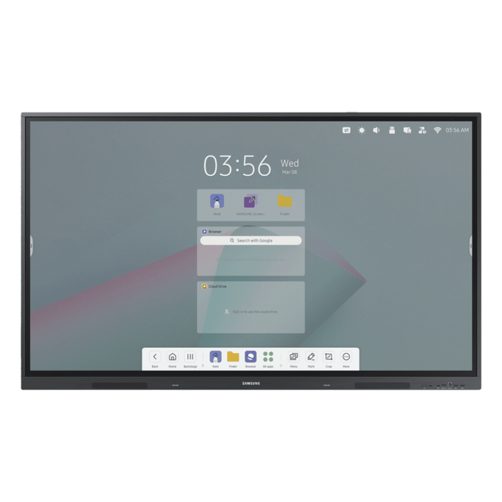 Pantalla Interactiva 75" / Resolución 4K UHD (3840x2160) / Táctil IR / Brillo 400 nits / Android 14 EDLA / WiFi y Bluetooth / Compatible VESA 800x400