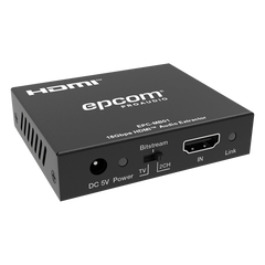 Extractor de Audio HDMI | 18 Gbps | HDCP 2.2 | Resolución 4K2K@60Hz | YUV444 | HDR 10 bits |Audio Óptico y Estéreo L/R