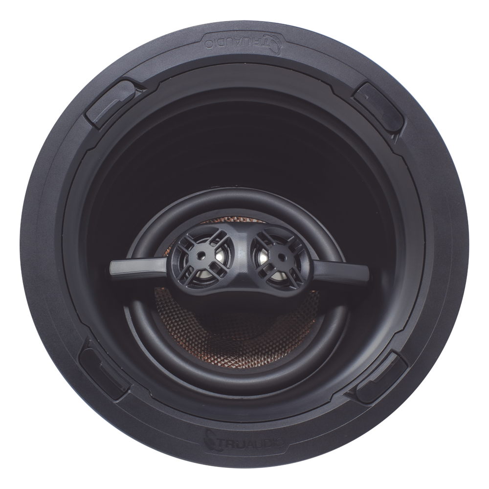 REV Series Altavoz Surround | Angulo para Techo de 3 Vias | Cine en Casa | Woofer 7in de Fibra de Carbono | 2 Tweeter de 1in | Giratorio de Titanio | 175W | 8&Omega;