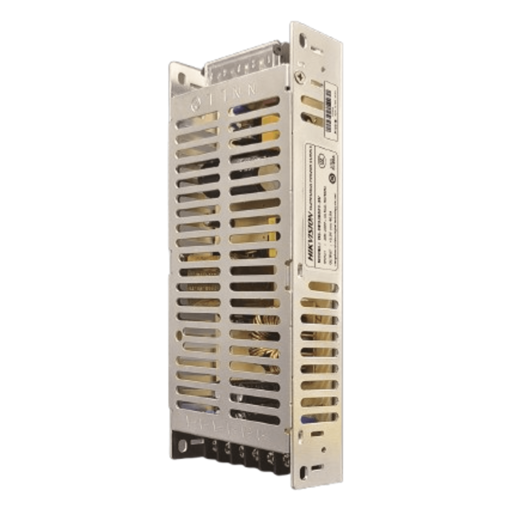 Fuente de Alimentación Hikvision 5V 40A 200W / Protección Cortocircuito y Sobrecarga / Eficiencia 87% / Rango Temperatura -40°C a 70°C / Convección Natural / Auto-Recuperación