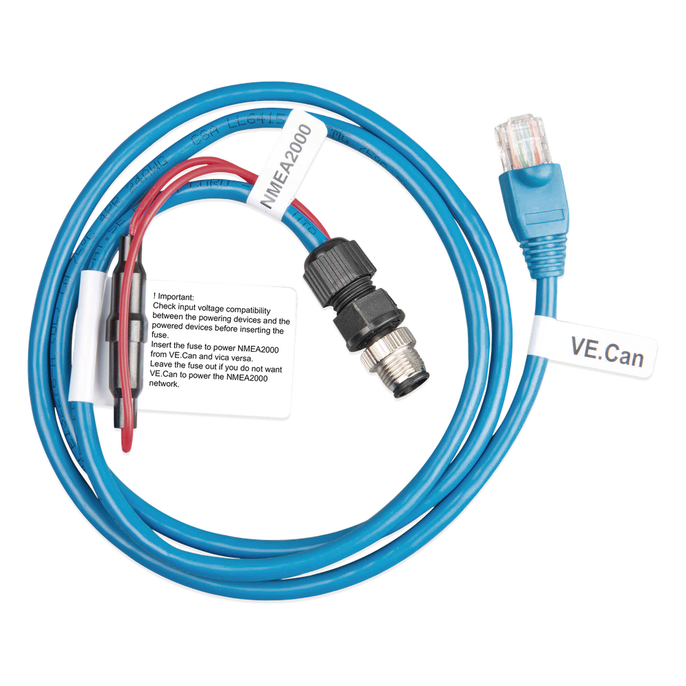 Cable Micro- C VE.Can a NMEA 2000 para Comunicación entre Equipos Victron y Rede NMEA 2000
